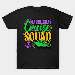 Mardi Gras Family Cruise Squad Vacation Matching Family T-Shirt